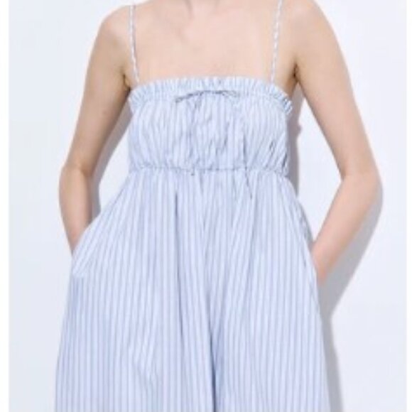 De Rococo Ruffled Poplin Maxi Dress - Picture 2 of 6